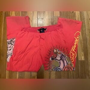 Ed Hardy sweatpants/ PJ pants